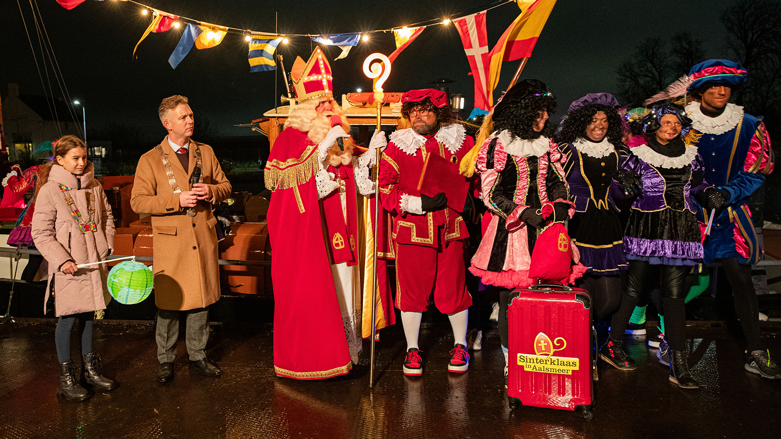 Sinterklaas in Aalsmeer - welkom Aalsmeer